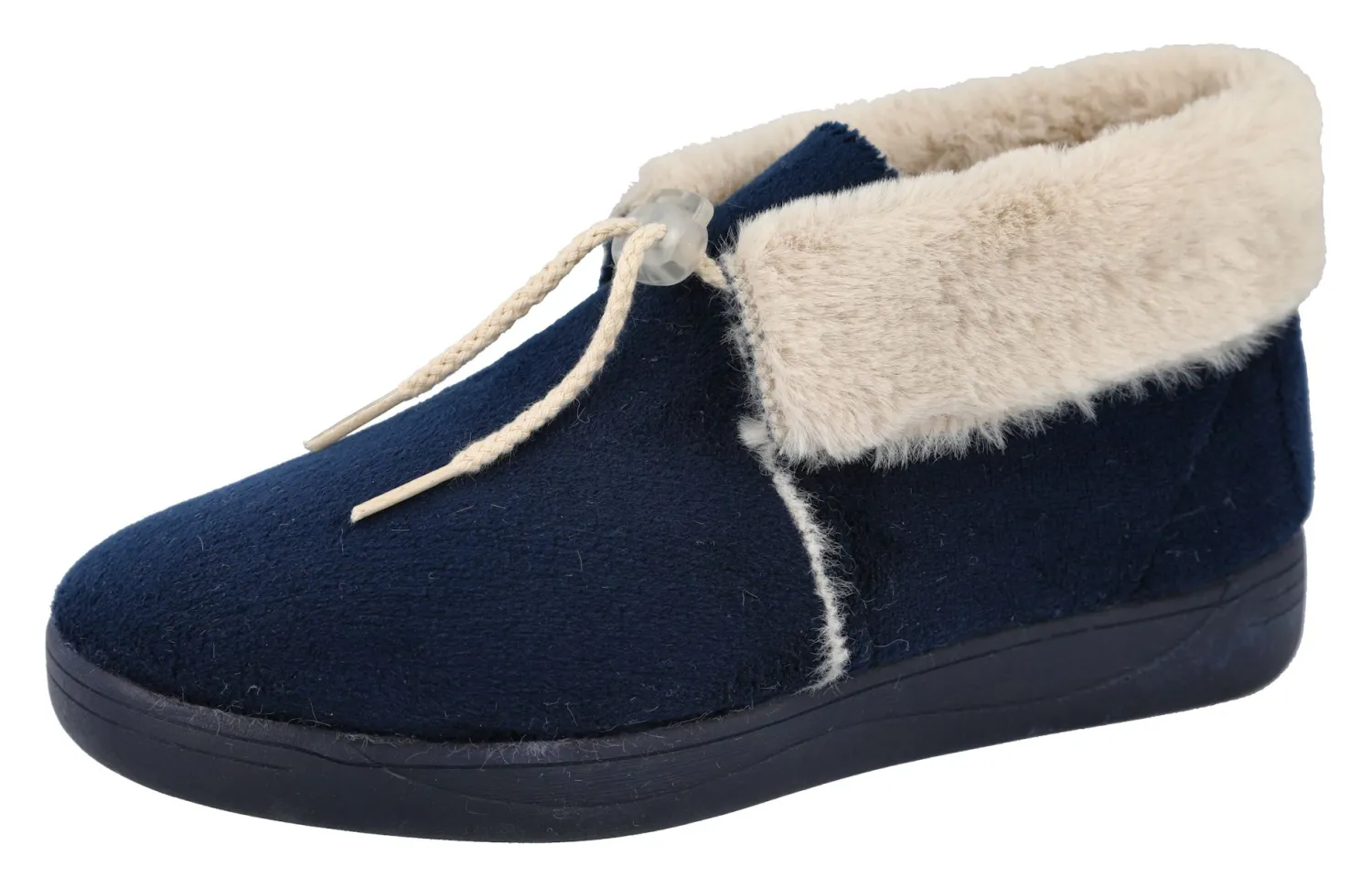Womens Wide Fit Easy Fastening Slippers - Galilee<DB Wider Fit Shoes Sale
