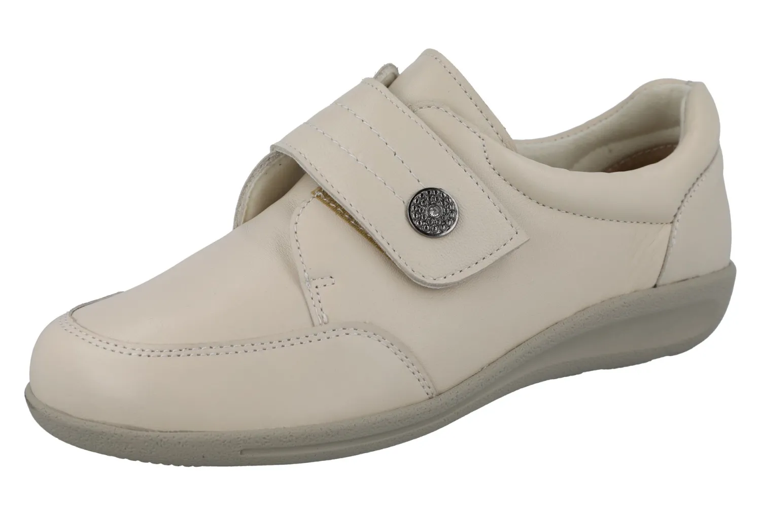 Womens Wide Fit Easy On Flat Shoes - Lapland<DB Wider Fit Shoes Clearance