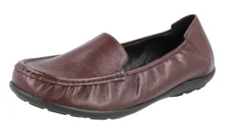 Womens Wide Fit Elasticated Loafer Shoes - Partridge<DB Wider Fit Shoes Discount