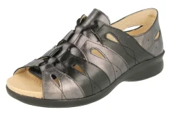 Womens Wide Fit Full Back Sandals - Hazel<DB Wider Fit Shoes Outlet