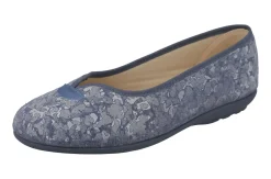 Womens Wide Fit Full Back Slip On Slippers - Greenfinch<DB Wider Fit Shoes Sale
