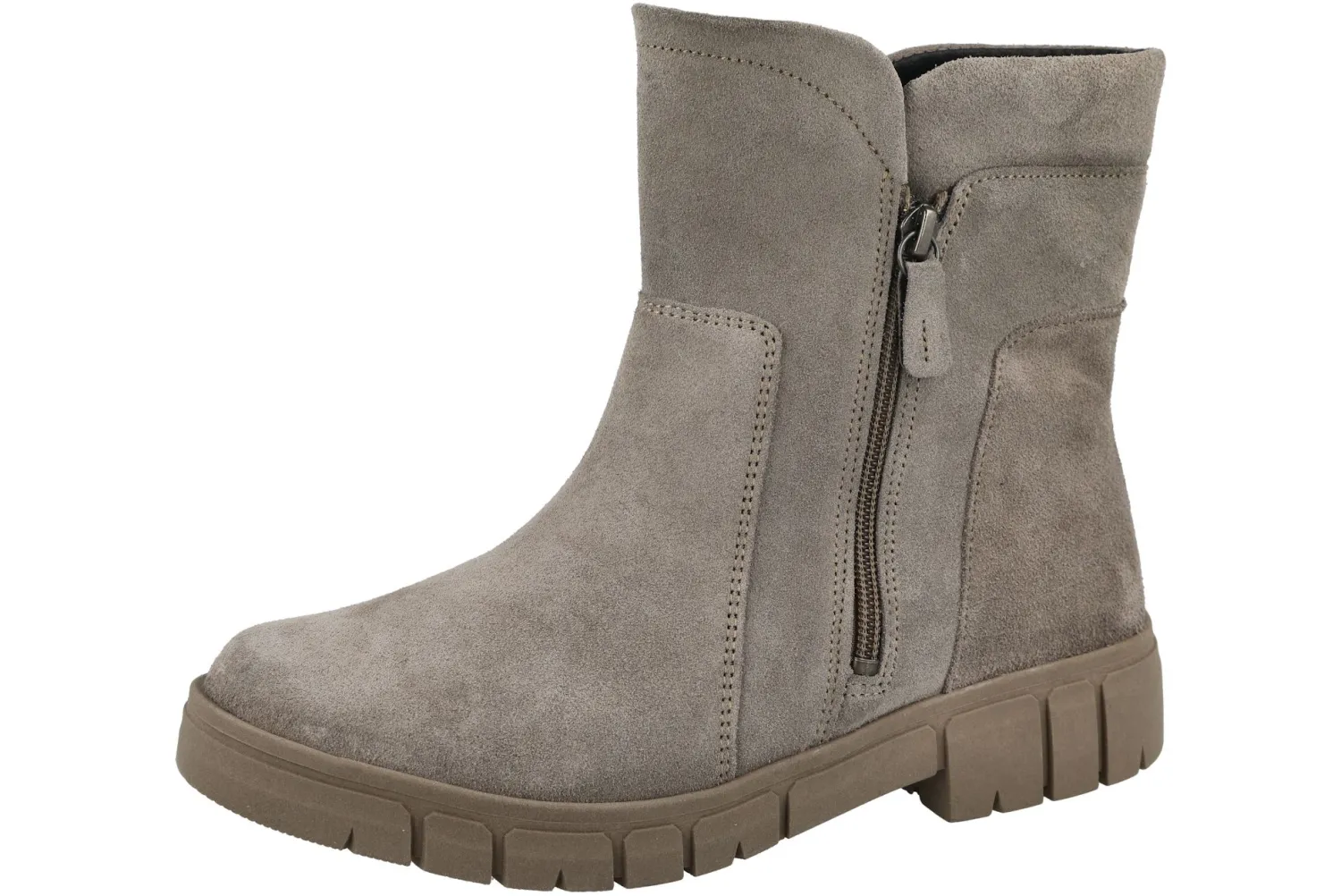Womens Wide Fit Inside Zip Water-Resistant Boots - Hay<DB Wider Fit Shoes Clearance