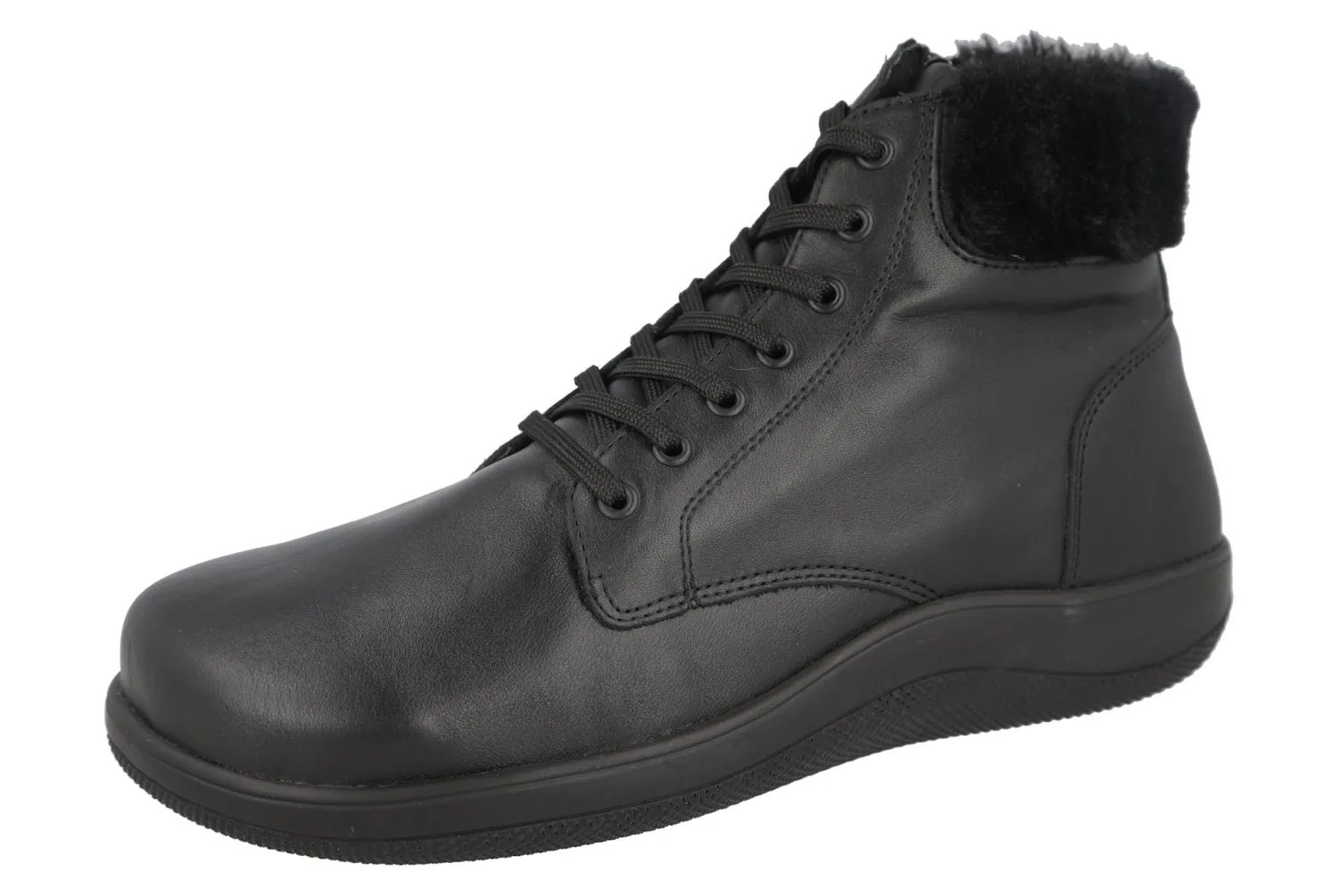 Womens Wide Fit Lace Up Boots - Buckfast<DB Wider Fit Shoes Sale