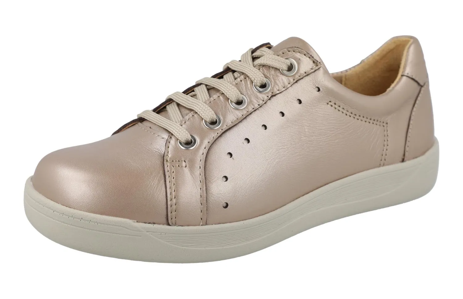 Womens Wide Fit Lace Up Bumper Pumps - Sinead<DB Wider Fit Shoes Clearance