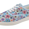 Womens Wide Fit Lace Up Canvas Shoes - Charlie<DB Wider Fit Shoes Discount