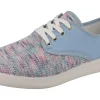 Womens Wide Fit Lace Up Canvas Shoes - Giraffe<DB Wider Fit Shoes Online
