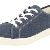 Womens Wide Fit Lace Up Canvas Pumps - Yoko<DB Wider Fit Shoes Outlet