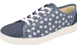 Womens Wide Fit Lace Up Canvas Pumps - Hudson<DB Wider Fit Shoes Discount