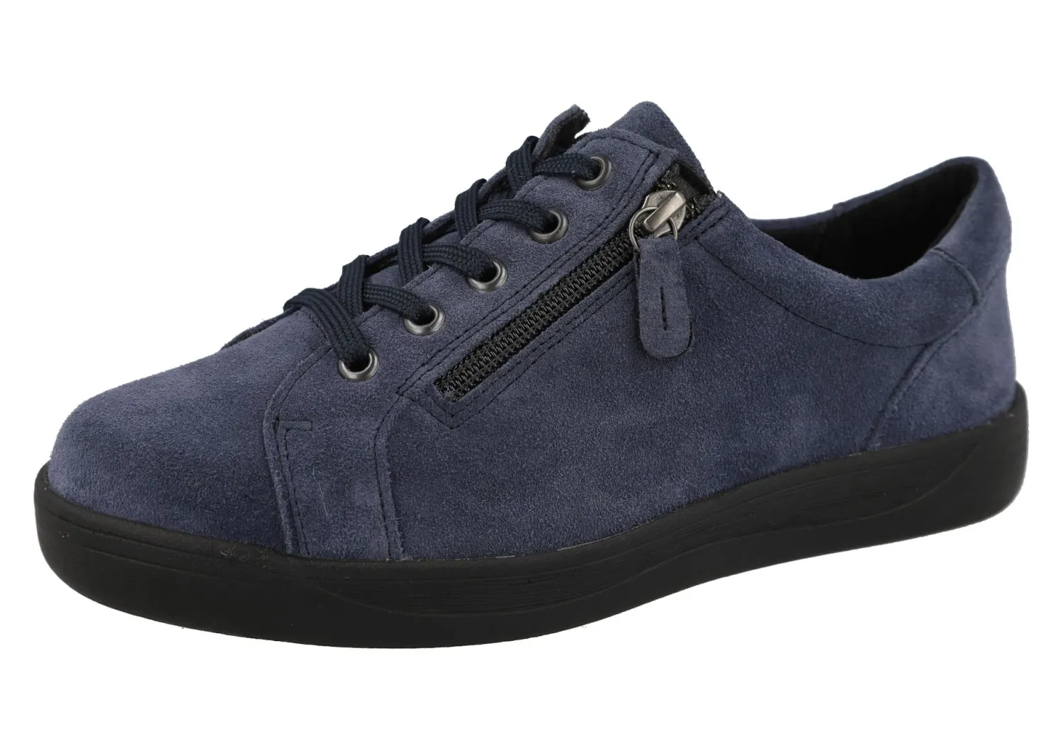 Womens Wide Fit Lace Up Easy Entry Shoes - Sugar<DB Wider Fit Shoes Fashion