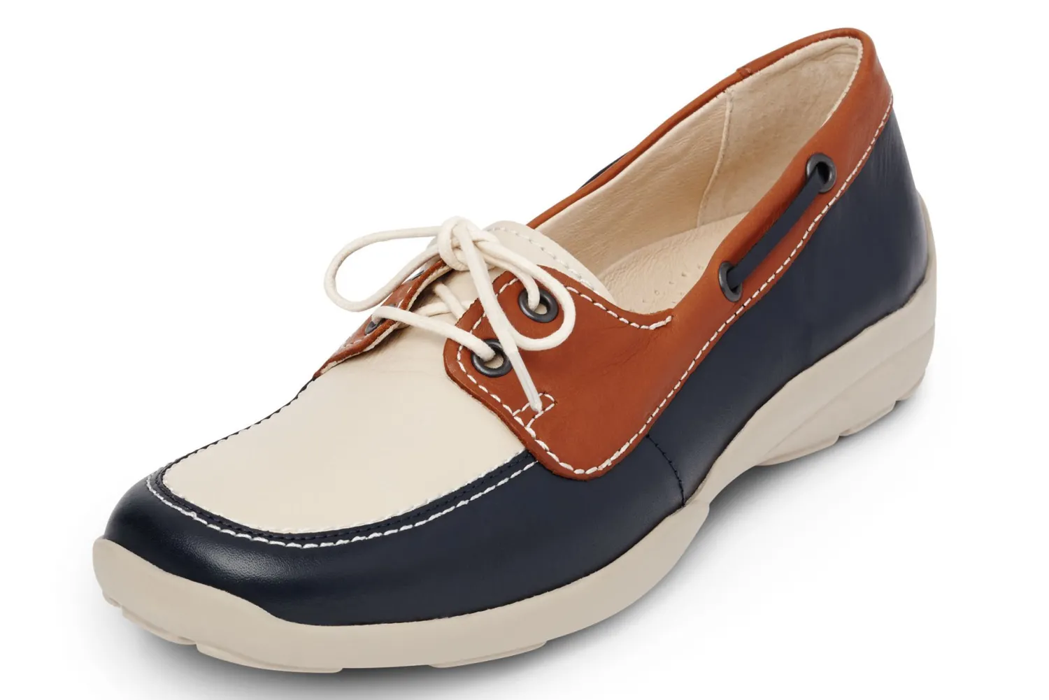 Womens Wide Fit Lace Up Flat Shoes - Avalon<DB Wider Fit Shoes Hot