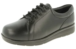 Womens Wide Fit Lace Up Flat Shoes - Bracken<DB Wider Fit Shoes Sale
