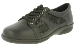 Womens Wide Fit Lace Up Flat Shoes - Jazz<DB Wider Fit Shoes Discount