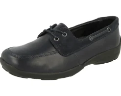 Womens Wide Fit Lace Up Flat Shoes - Avalon<DB Wider Fit Shoes Hot