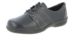 Womens Wide Fit Lace Up Flat Shoes - Swan<DB Wider Fit Shoes Best