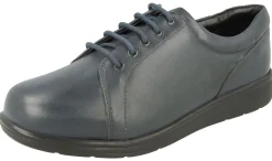 Womens Wide Fit Lace Up Flat Shoes - Bracken<DB Wider Fit Shoes Sale