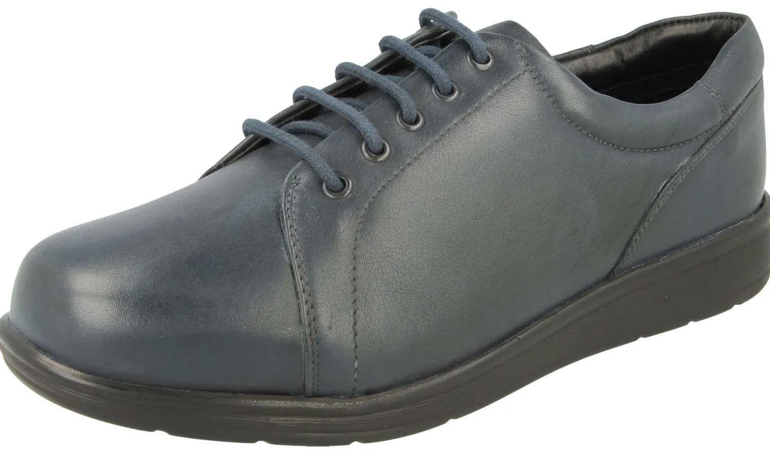 Womens Wide Fit Lace Up Flat Shoes - Bracken<DB Wider Fit Shoes Sale