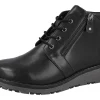 Womens Wide Fit Lace Wedge Heel Boots - Selby<DB Wider Fit Shoes Sale