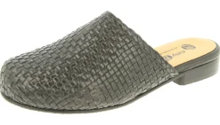 Womens Wide Fit Leather Mule Sandals - Goose<DB Wider Fit Shoes New