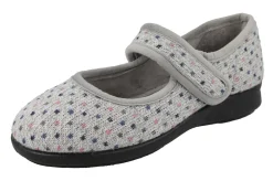 Womens Wide Fit Mary Jane  Slippers - Pitsford<DB Wider Fit Shoes Fashion