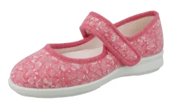 Womens Wide Fit Mary-Jane Easy Access Canvas Shoes - Pelican<DB Wider Fit Shoes Hot