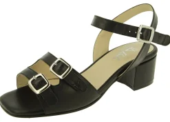 Womens Wide Fit Mid Heel Strap sandals - Curlew<DB Wider Fit Shoes Outlet
