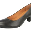Womens Wide Fit Mid Heel Court Shoes - Paris<DB Wider Fit Shoes Discount