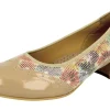 Womens Wide Fit Mid Heel Court Shoes - Badminton<DB Wider Fit Shoes Clearance