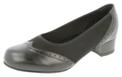 Womens Wide Fit Mid Heel Court Shoes - Badminton<DB Wider Fit Shoes Clearance