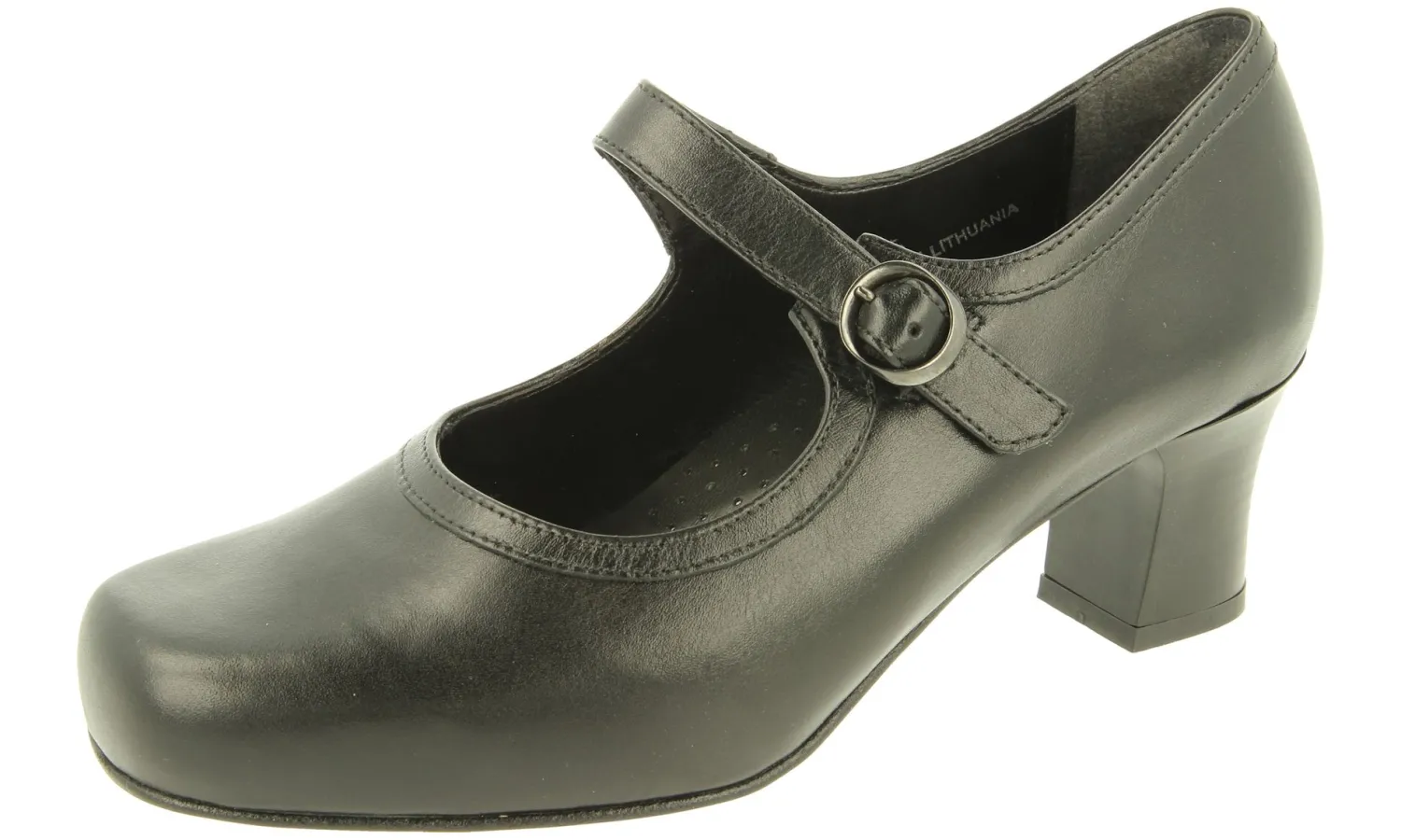 Womens Wide Fit Mid Heel Court Shoes - Ascot<DB Wider Fit Shoes Sale