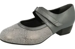 Womens Wide Fit Mid Heel Stretch Panel Court Shoe - Constance<DB Wider Fit Shoes Clearance