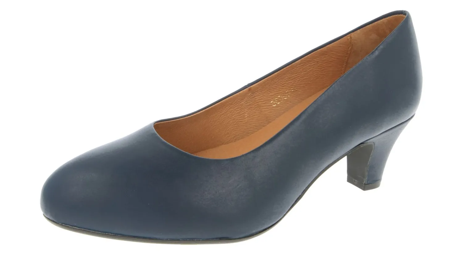 Womens Wide Fit Mid Heel Court Shoes - Paris<DB Wider Fit Shoes Discount