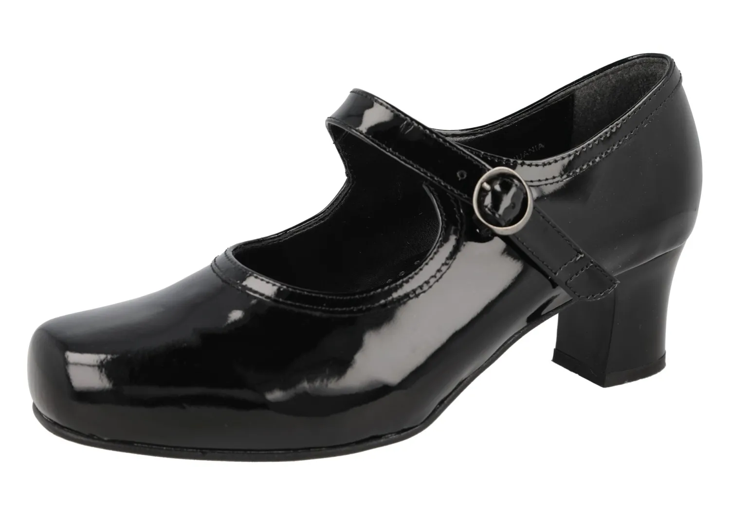 Womens Wide Fit Mid Heel Court Shoes - Ascot<DB Wider Fit Shoes Sale
