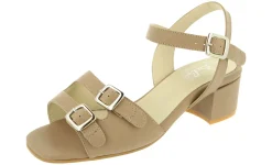 Womens Wide Fit Mid Heel Strap sandals - Curlew<DB Wider Fit Shoes Outlet