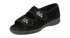 Womens Wide Fit Open Toe Slippers - Ace 2<DB Wider Fit Shoes Outlet