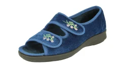Womens Wide Fit Open Toe Slippers - Ace 2<DB Wider Fit Shoes Outlet