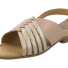 Womens Wide Fit Pull Back Strap Flat Sandals  - Rangoon<DB Wider Fit Shoes New