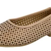 Womens Wide Fit Punched Design Loafers - Emmental<DB Wider Fit Shoes New