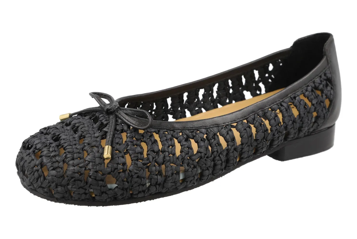 Womens Wide Fit Raffia Uppered Ballet Flat Shoes - Raffia<DB Wider Fit Shoes Hot