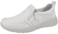 Womens Wide Fit Side Zip Slip On Flat Shoe - Nikita<DB Wider Fit Shoes Fashion
