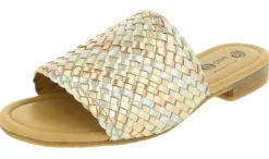Womens Wide Fit Slide Mule Sandals - Tabitha<DB Wider Fit Shoes New
