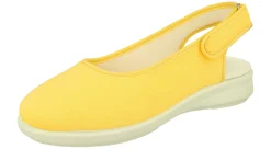 Womens Wide Fit Slingback Canvas Shoes - Madonna<DB Wider Fit Shoes Discount