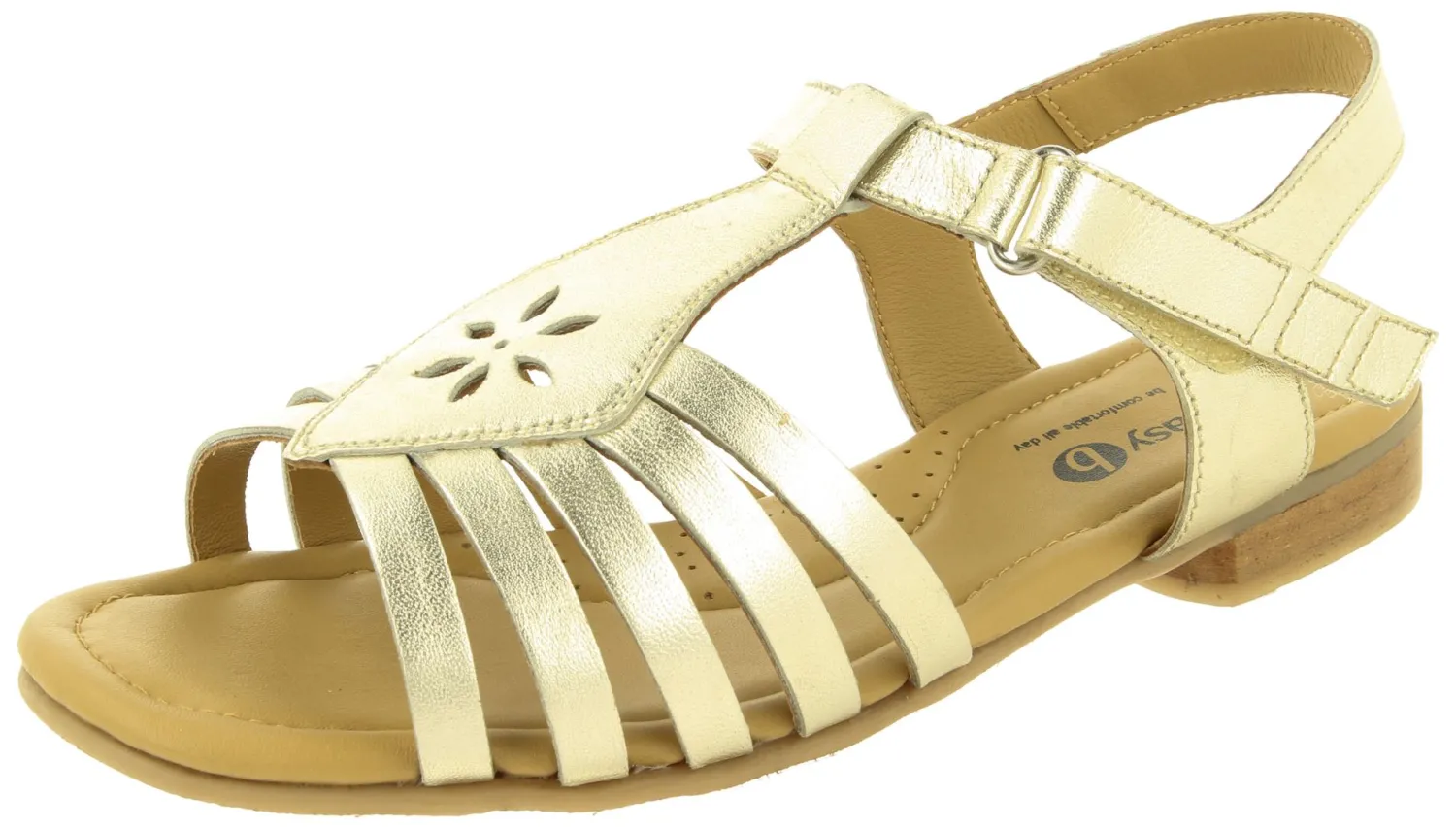 Womens Wide Fit Slingback Sandals - Tundra<DB Wider Fit Shoes Clearance