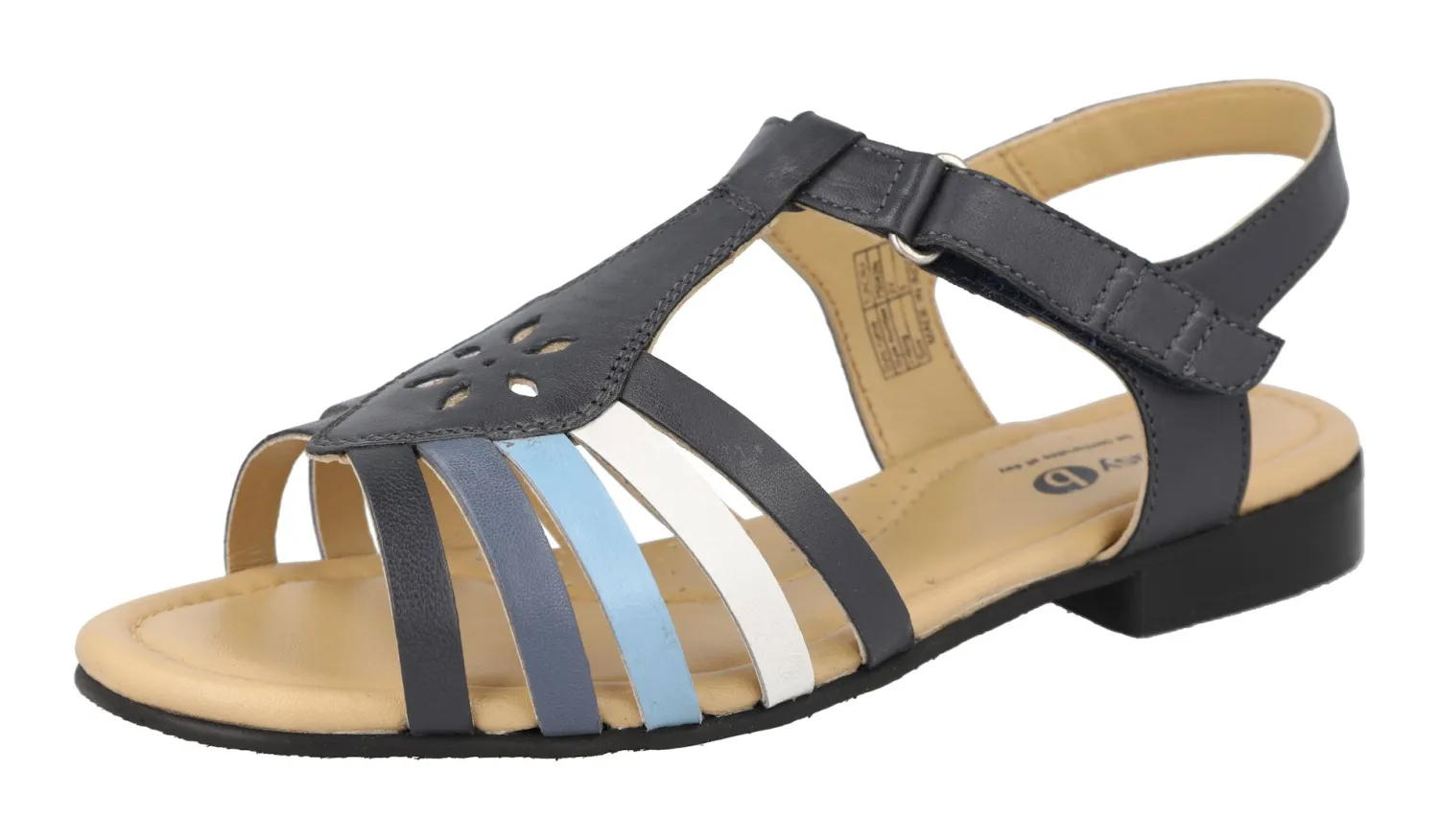 Womens Wide Fit Slingback Sandals - Tundra<DB Wider Fit Shoes Clearance