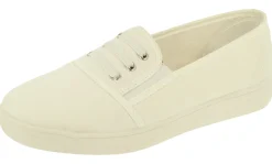 Womens Wide Fit Slip On Canvas Pumps - Coup<DB Wider Fit Shoes Sale
