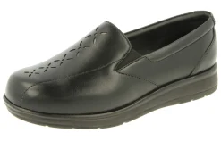 Womens Wide Fit Slip On Flat Shoes - Cameron<DB Wider Fit Shoes Clearance