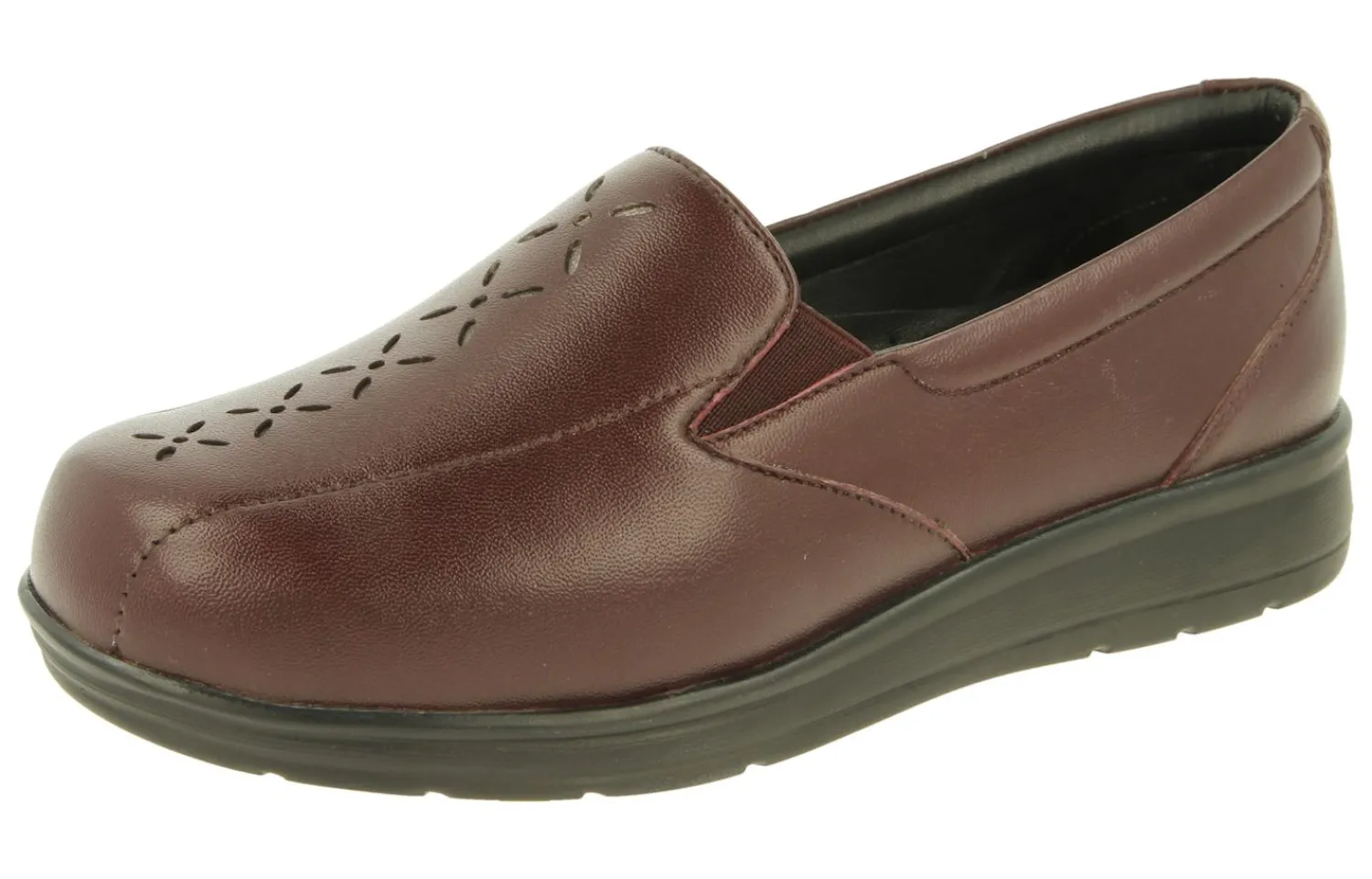Womens Wide Fit Slip On Flat Shoes - Cameron<DB Wider Fit Shoes Clearance