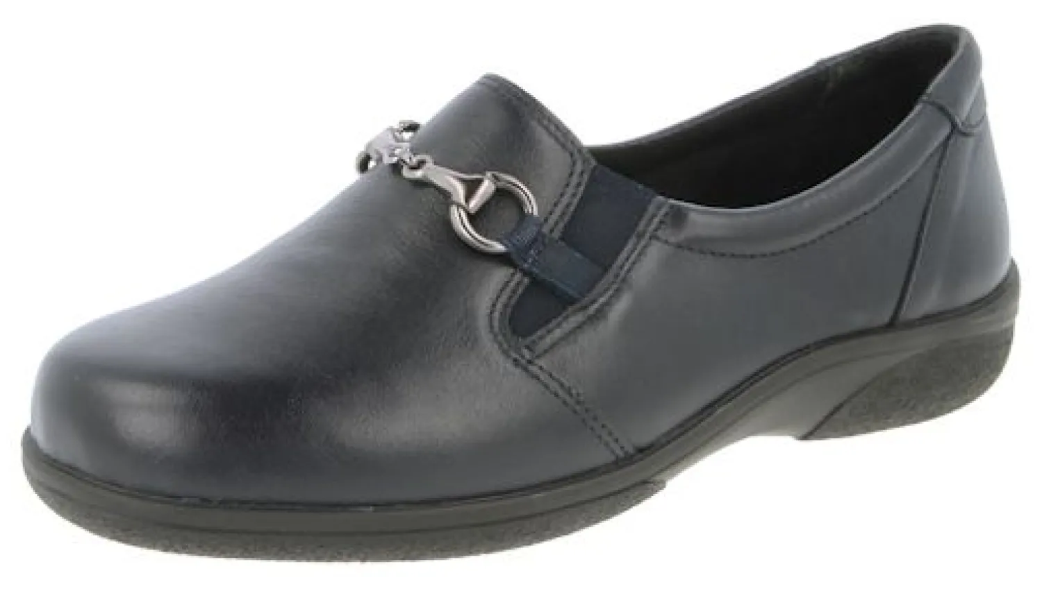 Womens Wide Fit Slip On Flat Shoes - Antarctica<DB Wider Fit Shoes Sale