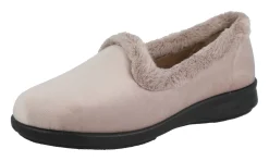 Womens Wide Fit Slip-On Slippers - Chicago<DB Wider Fit Shoes Best
