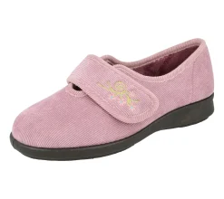 Womens Wide Fit Slippers - Dallas<DB Wider Fit Shoes Hot