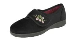 Womens Wide Fit Slippers - Caroline 2<DB Wider Fit Shoes Fashion